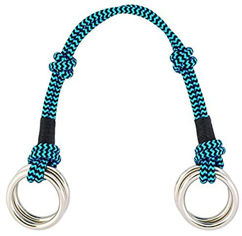 Weaver Leather Justin Dunn Gebissloses Trensenzaum-Nasenstück, Blau/Schwarz