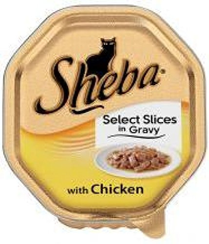 Sheba Select Slices In Gravy with Chicken - Wet Cat Food - 85g - Pack of 18