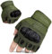 FREE SOLDIER Outdoor Handschuhe Herren Taktische Trainings Motorradhandschuhe Kletter Tactical Handschuhe Halbfinger Handschuhe Gilt für Radfahren Airsoft Militär Paintball(S,Armeegrün)