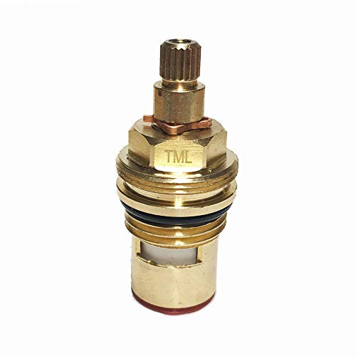 Tap Magician - Cartucce di ricambio compatibili con filtri per rubinetti Brita Torlan a 3 uscite, Brass, Hot Side Only