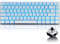 LexonElec@ - Teclado para juegos con cable Ajazz AK33 RGB con retroiluminación LED 82 teclas USB mecánico Pro Gamer Teclado para oficina Typistas Juegos blanco Black Switch