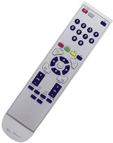 RM Series Remote Control Compatible with TILEVISION BATHROOM TV TV17FR3PS TV17FR4PS TV23FR2PS TV23FRP