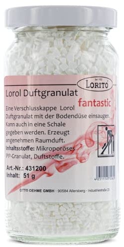 Lorito Lorol Duftgranulat für Staubsauger, Fantastic, Staubsaugerduft Duftgranulat Staubsaugerdeo Raumduft, Duft für Staubsaugerbeutel