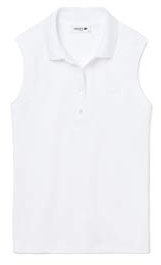 Lacoste PF5445 Polo, Blanc, 44 Donna