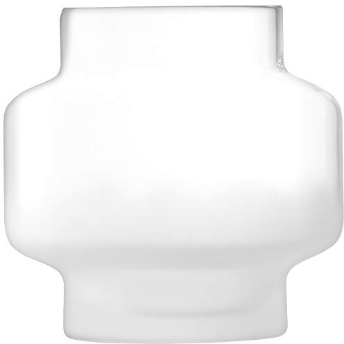 LSA Nebel Vase, Glas, Weiss/Opulenter Garten, H19cm