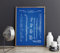 Skiing Geschenk für Skifahrer Ski Patent Poster Ski Erfindung Wandkunst Erfindung Poster Skihütte Decor Skihütte Wall Art Ski Poster WB203-227/215 (23,4 x 33,1 (A1), Blaudruck)