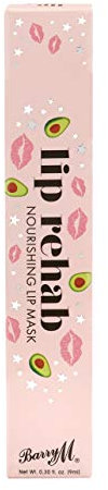 Barry M Lip Rehab - Maschera nutriente per labbra, trasparente