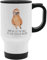 Mr. & Mrs. Panda Thermobecher Faultier Zufrieden - Geschenk, Faultier Geschenk, Pause, Warmhaltetasse, Glück, Faultier Deko, relaxen, Reisebecher,