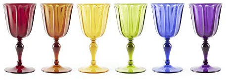 Excelsa Lot de 6 verres Country Color Multicolor