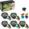 Slackers Ninja Treeclimbers, Kletterset mit 5 innovativen, robusten Kunststoff-Platten mit Anti-Rutsch Griptape, 4 Klettergriffe zum Klettern auf Bäumen und Baumhäusern, 980040