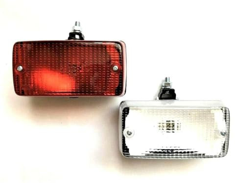 MelTruck Nebelschlußleuchte und Rückfahrleuchte 142x75x64 Gelenkhalter Anhänger Universal mit 12V Glühbirne