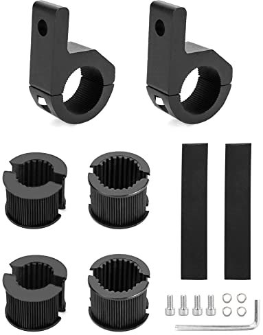 QWORK Arbeitsleuchten Halterung Universal, 19-32mm, für Frontschutzbügel, Geländewagen, Auto, LKW, Motorrad