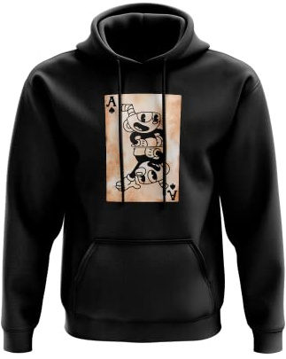 Willow Gifts Cuphead and Mugman Hoodie All Seasons Game Twin Brother Family Inkwell Isle Player Show Adventure Trouble Daredevil Cartoon Chef Saltbaker Gift Present