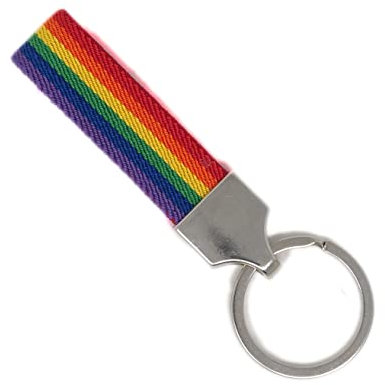 GOS Best Supplies Schlüsselanhänger Regenbogen für Herren und Damen, LGTBI LGBTQ Pride Accessoires Keychain
