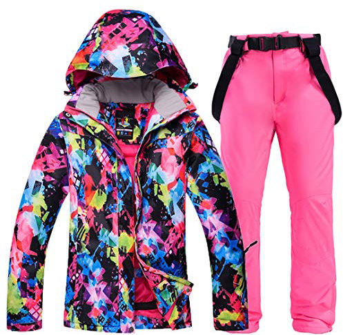 Damen Outdoor Wasserdicht Winddicht Schneeanzüge Schnee Sport Snowboard Jacken Ski Hosen Sets Jacken Hosen PK L
