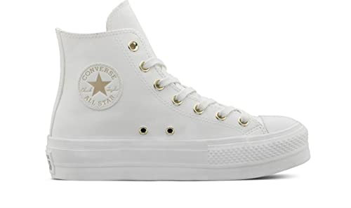 Converse Chuck Taylor All Star Lift Platform Mono White Deportivas Plataforma Mujer