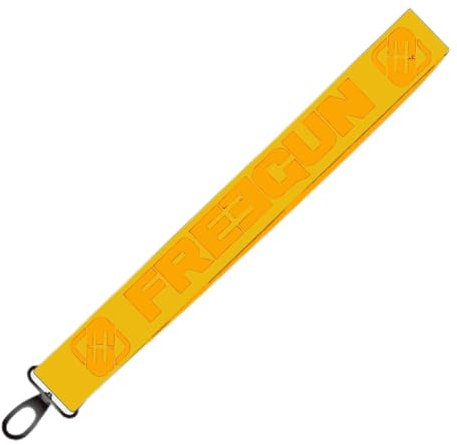 FREEGUN Porte Clés Keyring (Jaune/Orange)