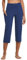 baleaf Yogahose Damen 3/4 Casual Freizeithose Jogginghose gerades Bein High Waist Traininghose Arbeitshose mit Taschen Bauchkontrolle für Fitness Workout Training Freizeit Tiefblau L