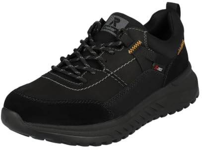 Rieker U0100-00 Herren Sneaker Low Leder/Synthetik Schwarz