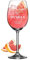 polar-effekt Leonardo Sarti Aperitif Glas 460 ml mit Gravur Premium Spirits - Weinglas mit Namen - spülmaschinenfestes Stielglas - für Aperol, Lillet, Wein und Sangria geeignet