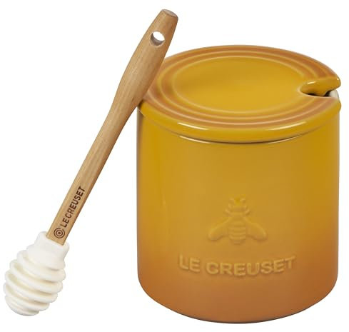 LE CREUSET Stoneware Honey Pot, 14 oz., Nectar