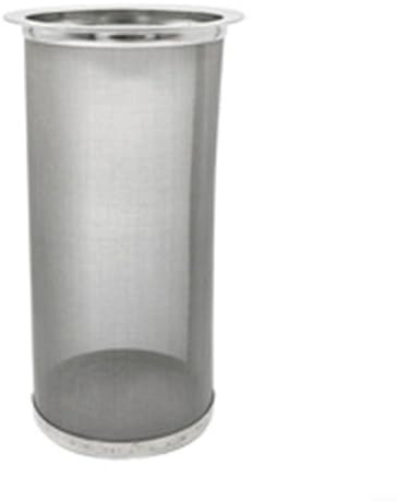 Hasaller Pour Over Kaffeefilter, feinmaschiges Edelstahl-Kaffeesieb, wiederverwendbarer Filter, papierloser Tropfbecher, Kaffeemaschine für frische und leckere Tassen (8 x 21 cm Zylinder)