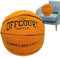 Qikam Basketball Kissen 25CM Basketball Plüsch Spielzeug Weiches Basketball Plüschtier Stofftier Kreatives Basketball Wurfkissen Niedliches Plüschball Geschenke Für Kinder, Jungen Und Mädchen