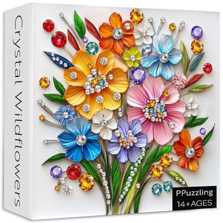 Crystal Wildflowers 1000 Teile Puzzle