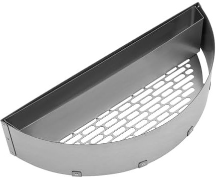 Panier à charbon de bois en acier inoxydable pour fumoir, 21 x 8,5 x 4,5 cm, accessoire de barbecue pour cuisson longue durée