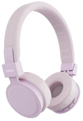 Hama Bluetooth Kopfhörer Lit III, faltbar, mit Mikrofon, 15 Stunden Musik | On Ear rosa/lila, Freedom Lit 3, Headset, gepolstertes, einstellbares Kopfband, Spachsteuerung, Multifunktions-Button