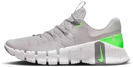 NIKE Free Metcon 5 Men's Trainers Gym Fitness DV3949 (Lt Iron Ore/Green Strike 002) UK 12 (EUR 47.5)