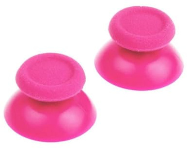 Manopole di ricambio (2 pezzi) per controller PS4, joystick analogici, disponibili in diversi colori, compatibili con controller PlayStation 4 (rosa)