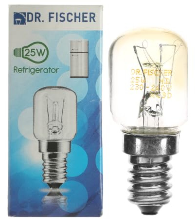 Masterpart Lamp 25W Bulb E14 to Fit Bosch, Neff, Siemens Refrigerators | Fridge Freezer 25W Lamp E14 Bulb 00170218