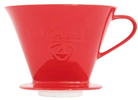 Friesland Kaffeefilter Gr. 4 Rot Porzellan