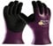 ATG 56-426/08 Gauntlet Silicone Free Nitrile Gloves, Purple, Medium,