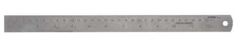 Sonic 47004 Edelstahl gerade Rule, 30 cm