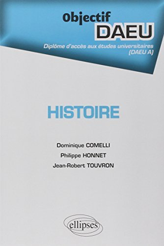 Histoire Objectif DAEU A de Philippe Honnet (2012) Broché