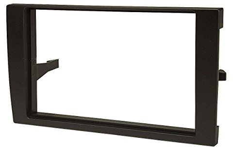 tomzz Audio 2403-043 Doppel DIN Radioblende kompatibel mit Audi A4 B7 8E 8H Seat Exeo 3R 3RN schwarz