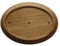 Holz Rahmen Oval Eiche 10 x 13,5 cm Wandhalter für 7 x 10,5 cm Jugendstil Emaille Schilder
