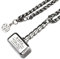 ForFox Collier Pendentif Marteau de Thor Mjolnir en Acier Titane Lourd Punk pour Hommes chaîne de 24 Pouces