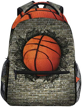 Zaino scuola parete rotto basket per ragazzi ragazze ragazzi borsa da viaggio