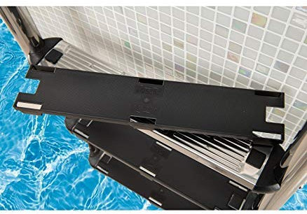 Cubre peldaños plástico conversor Antideslizante Universal escaleras de Piscinas. Ud.