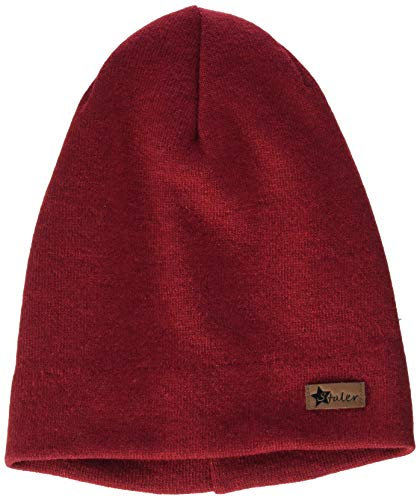 Sterntaler Unisex Baby Slouch-beanie Beanie Hat, Weinrot, 53
