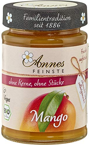 Annes Feinste Mango-Fruchtaufstrich aus Bayern (210 g) - Bio