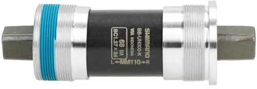 SHIMANO Unisex – Erwachsene BSA BBUN300 EBBUN300B22X Kette, schwarz, Einheitsgröße