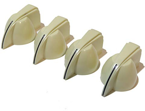 Vintage Bakelite chicken head guitar/amplifier knobs 4x Ivory tone or volume