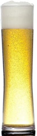 BARCRAFTERS Kunststoff Bierglas Mehrweg Becher 0,5L | 6 er Set | Weizenbier | Halbe | Picknick | bruchsicher