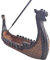 Crabitin Porte-encens en forme de bateau viking - Magnifique décoration d'intérieur - Bateau de dragon - Pour décoration et porte-encens