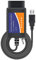 OBD2 Diagnosegerät Diagnose Auto Adapter, Auto-Diagnose-Scanner-Tool, OBD2-Diagnosestecker Kabel USB-Schnittstelle Autodiagnose-Scan-Code-Lesegerät Fehlerprüfwerkzeug Passend für KFZ
