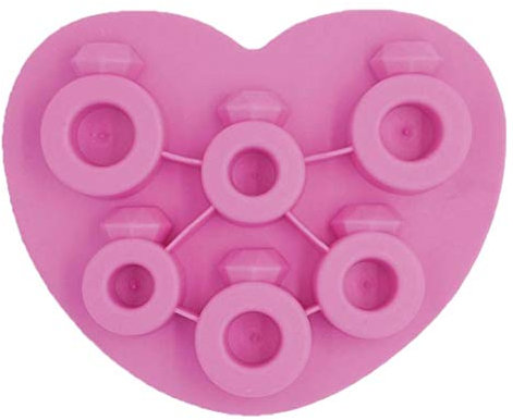 Ice Ring-form Schokoladen-seifen-behälter Für Diy Gefrorenes Eis Pudding Jelly Candy Kitchen Nonstick Bakeware Handgefertigte Geschenke